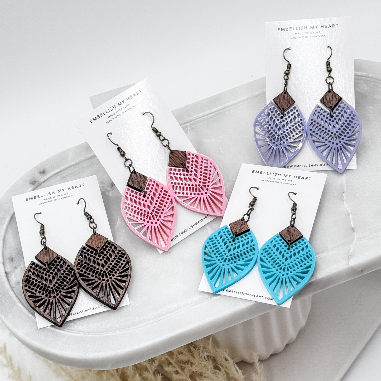 Lacey Boho Teardrop Earrings