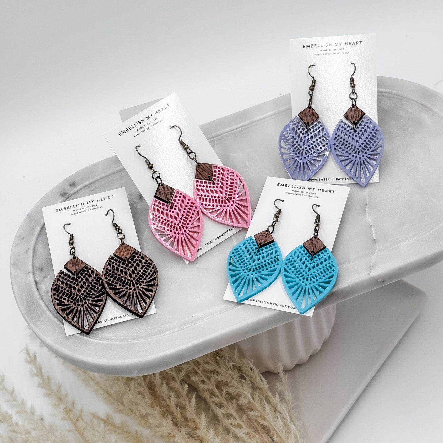 Lacey Boho Teardrop Earrings