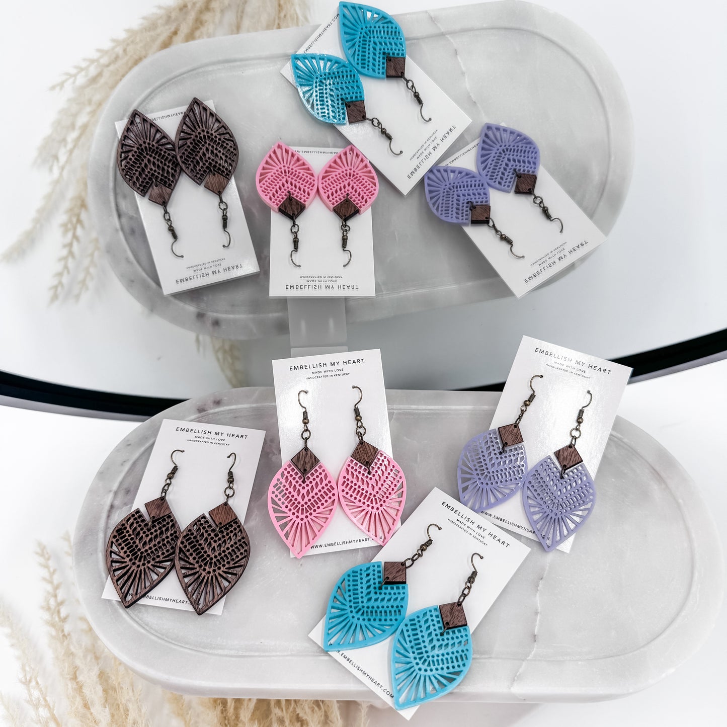 Lacey Boho Teardrop Earrings