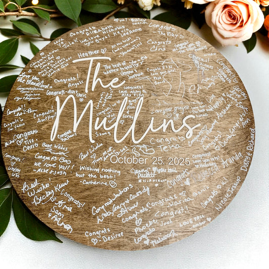 Guest Book Alternative - Custom Wedding Guest Book Decor -  Layered Wood Wedding Sign - New Home gift