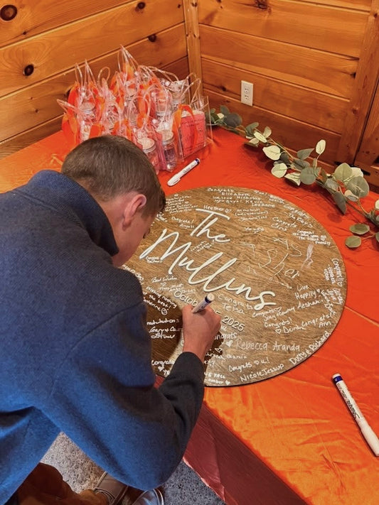 Guest Book Alternative - Custom Wedding Guest Book Decor -  Layered Wood Wedding Sign - New Home gift