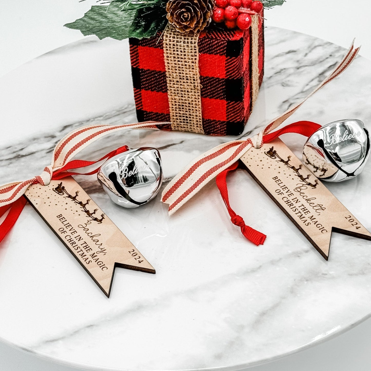 Believe in the Magic Tag | Christmas Stocking Tag | Ornament Gift Tag - Embellish My Heart
