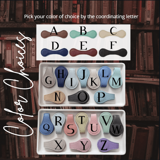 Custom Magnetic Leather Bookmark β Personalized Bookmark | Gift for Readers, Journals, or Bible Tabs - Embellish My Heart