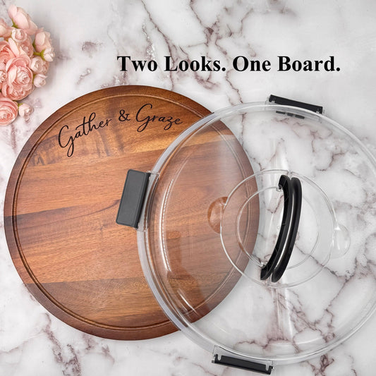 Personalized Deviled Egg Tray with Lid Reversible Serving Board Custom Hostess Gift Gather & Graze Egg Tray - Embellish My Heart