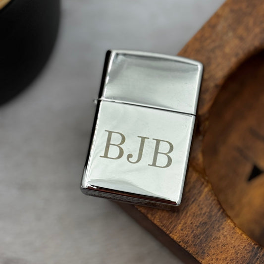Personalized Lighter | Custom Engraved Lighter | Personalized Everyday Essential | Chrome Zippo Lighter - Embellish My Heart