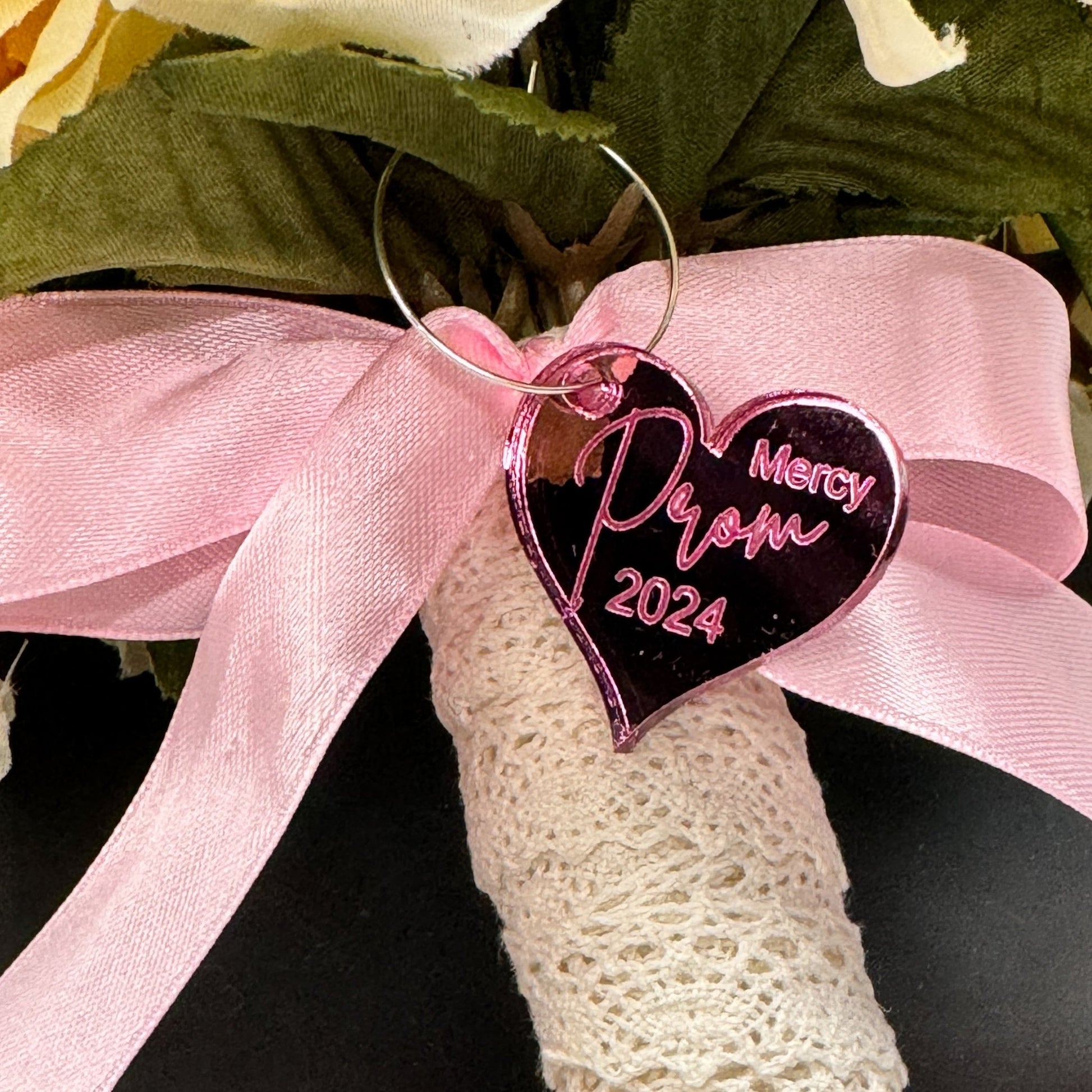 Prom Flower Charms, Senior Prom Flowers - Embellish My Heart