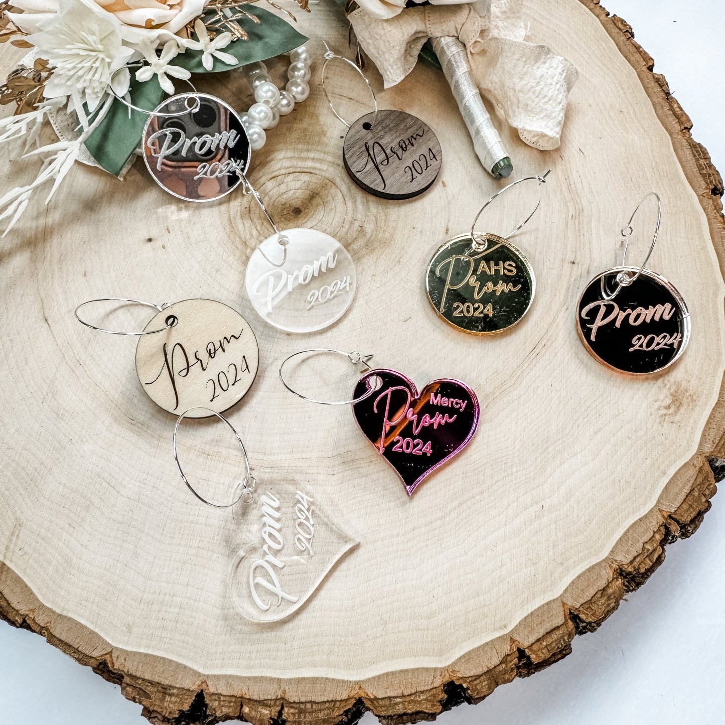 Prom Flower Charms, Senior Prom Flowers - Embellish My Heart