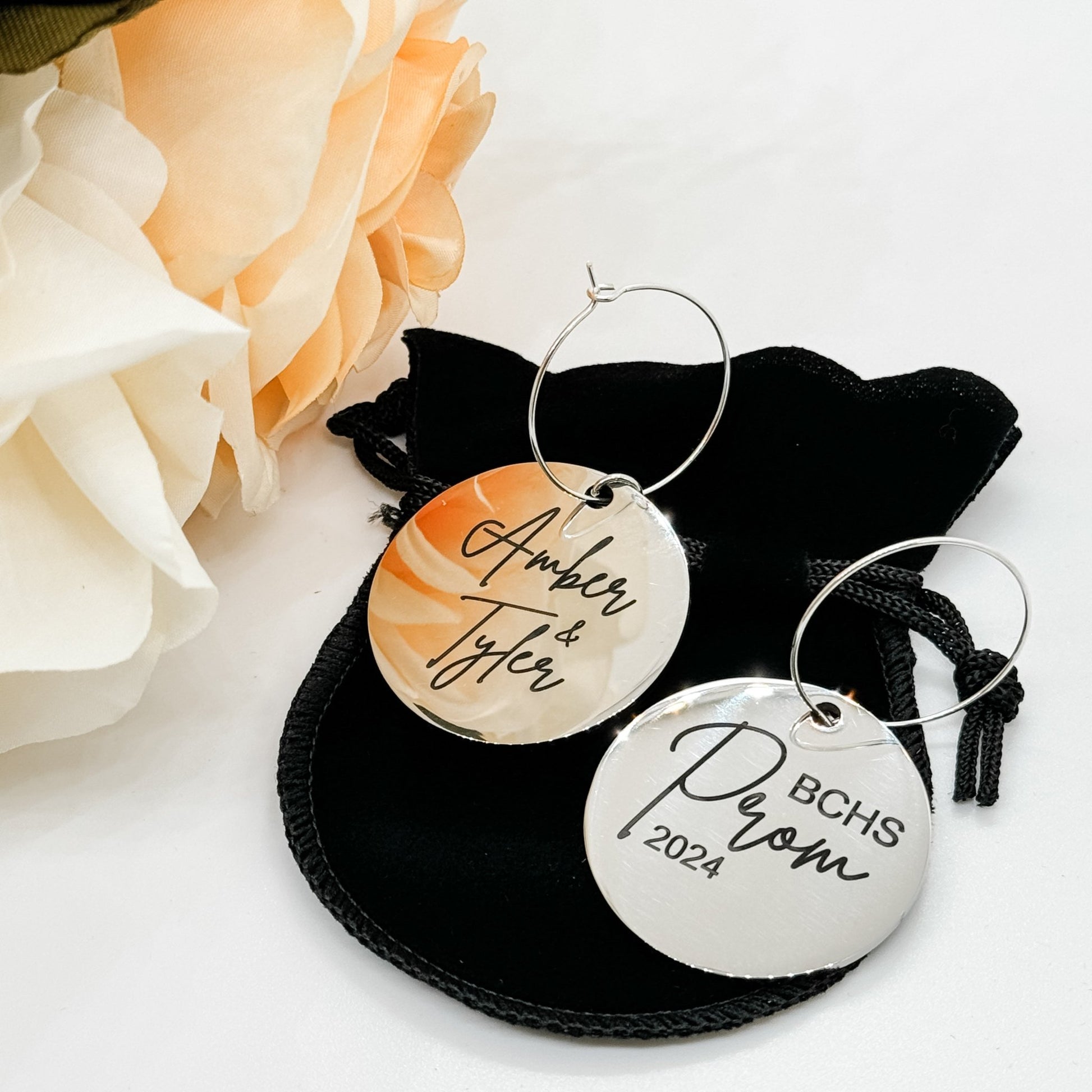 Prom Flower Charms, Senior Prom Flowers, Homecoming, Junior Prom - Embellish My Heart