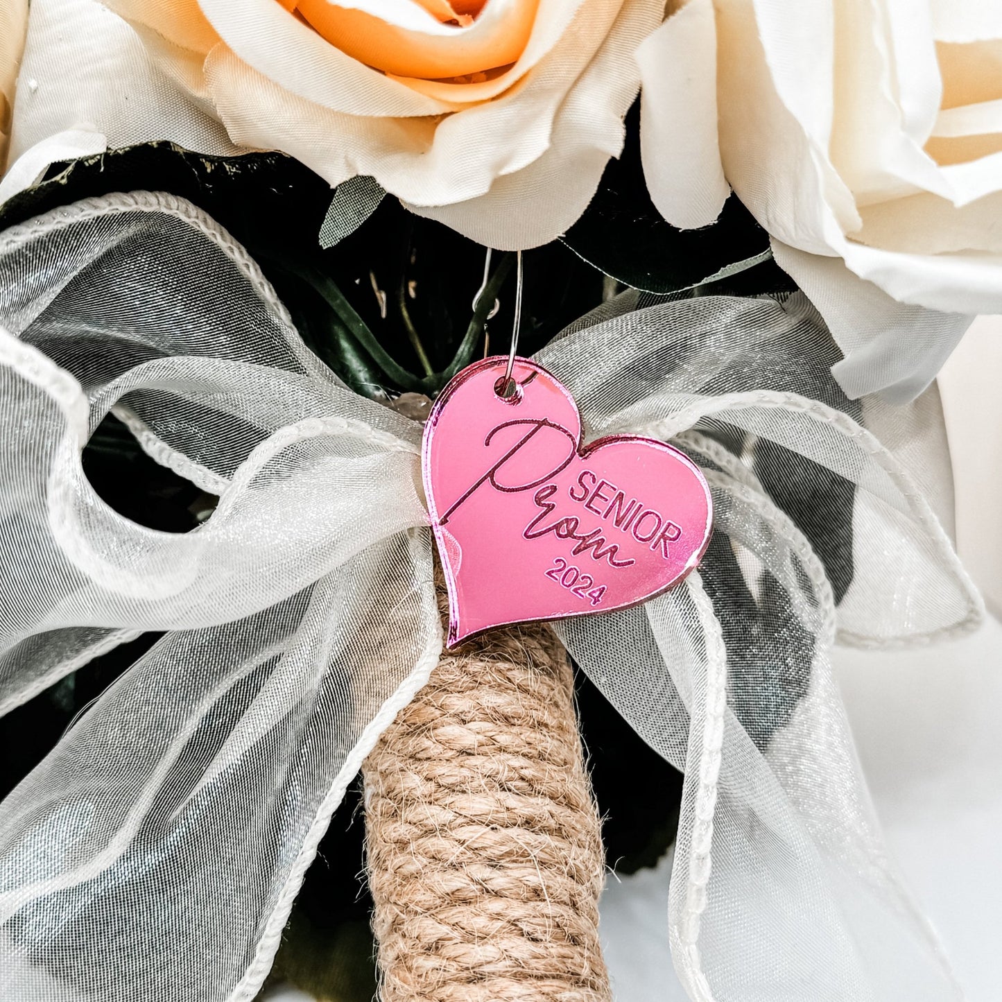 Prom Flower Charms, Senior Prom Flowers, Homecoming, Junior Prom - Embellish My Heart