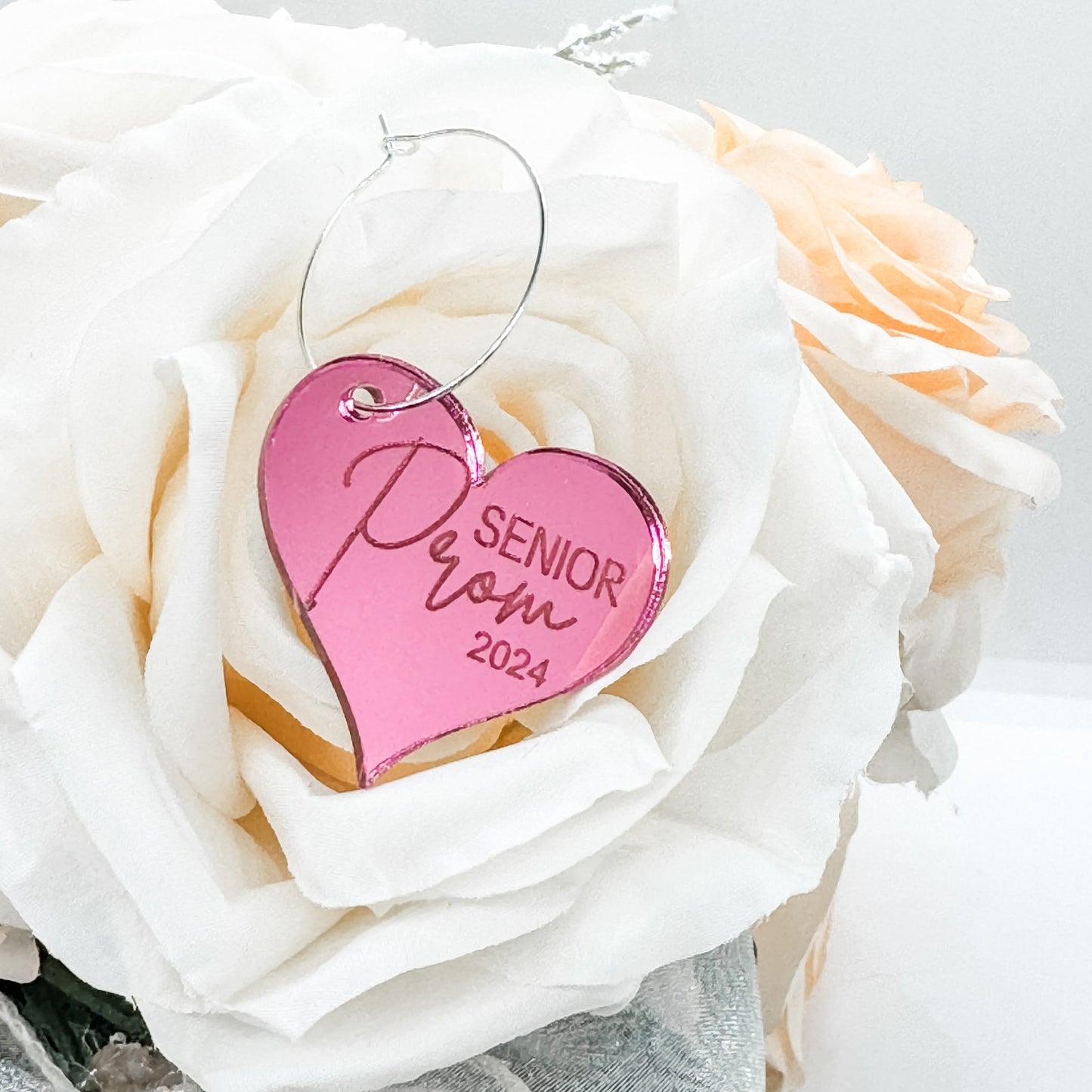 Prom Flower Charms, Senior Prom Flowers, Homecoming, Junior Prom - Embellish My Heart
