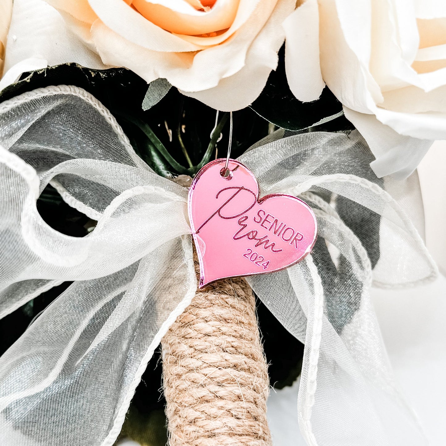 Prom Flower Charms, Senior Prom Flowers, Homecoming, Junior Prom - Embellish My Heart