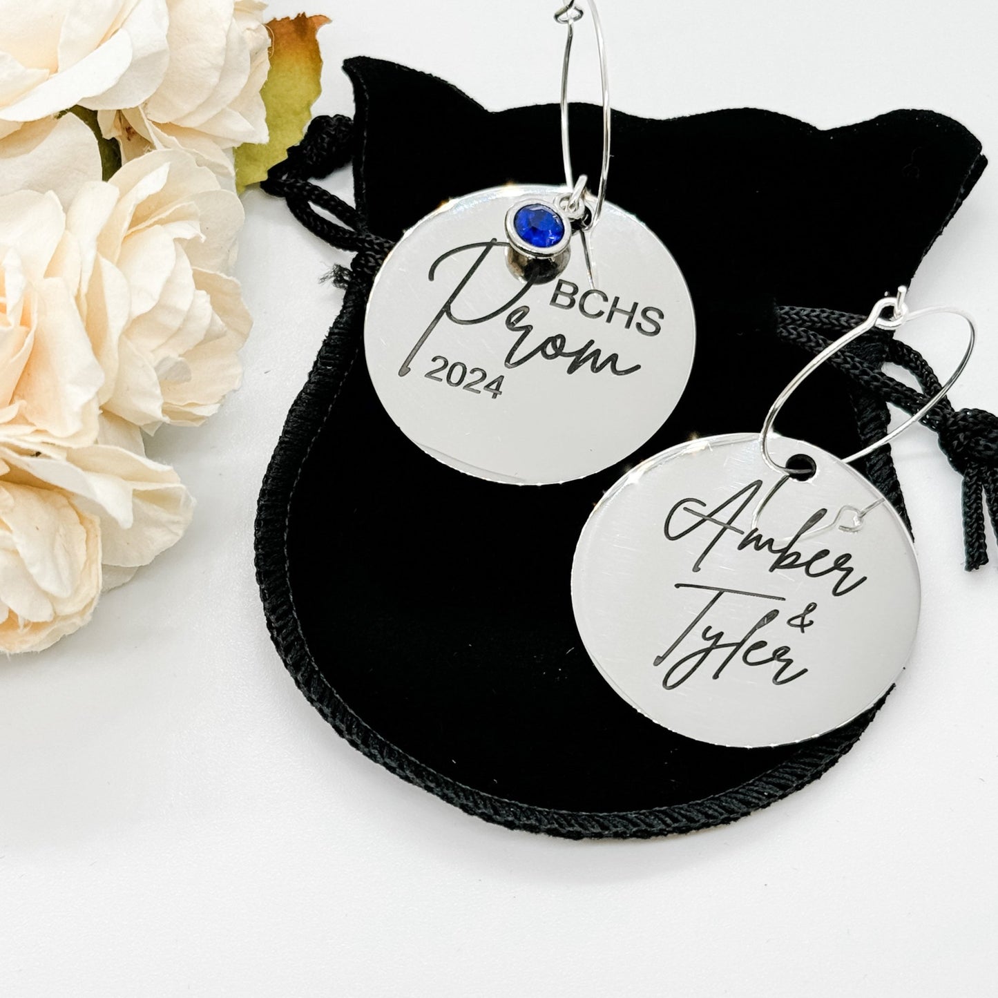 Prom Flower Charms, Senior Prom Flowers, Homecoming, Junior Prom - Embellish My Heart