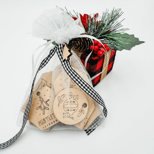 Wooden Christmas Gift Tags – Set of 10 - Embellish My Heart