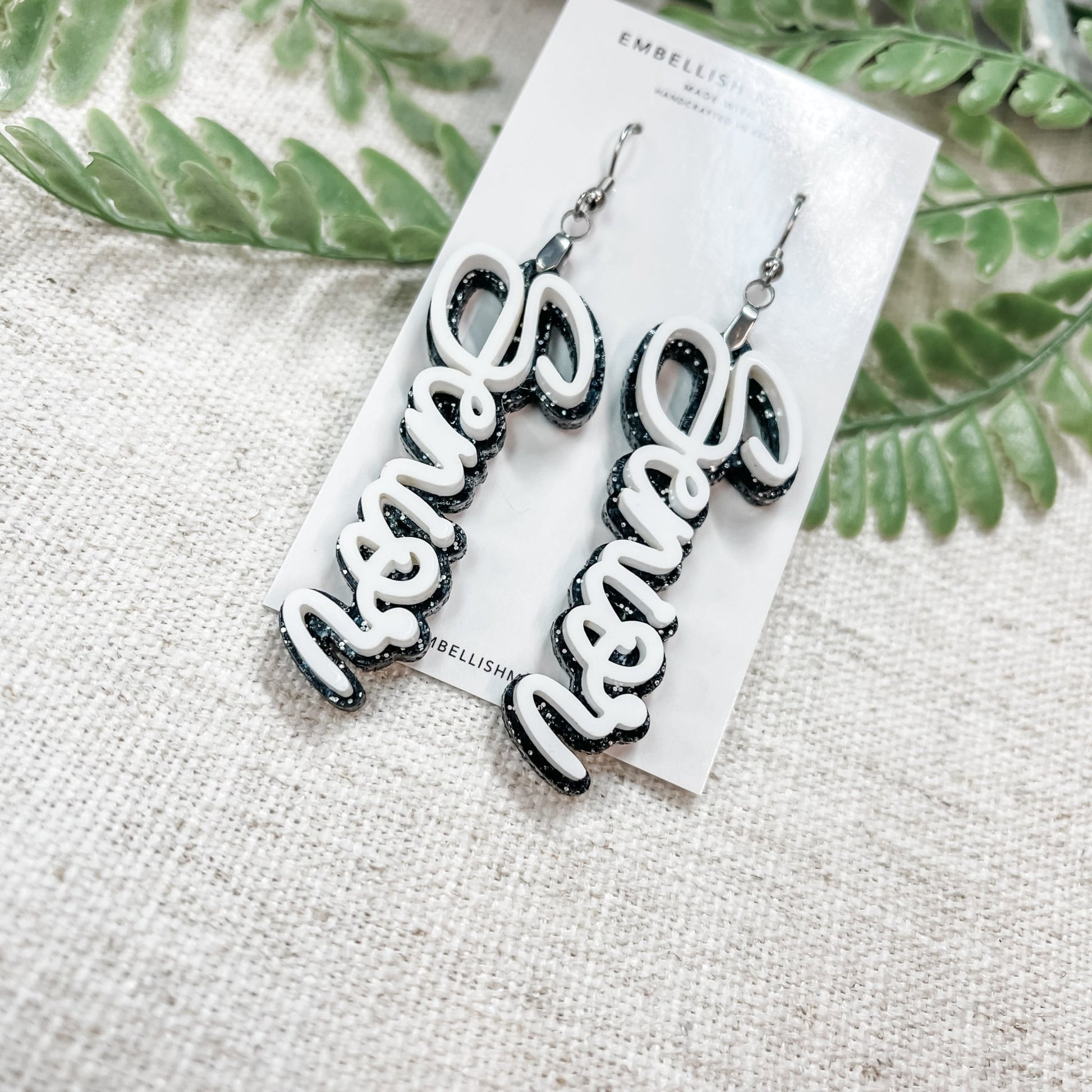 Senior dangle earrings - Embellish My Heart