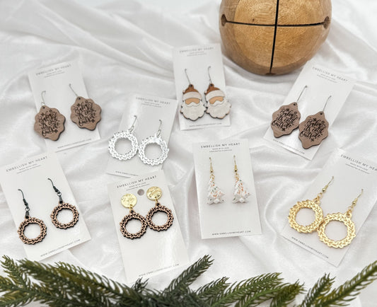2025 Christmas Earring Collection - Holiday Earrings - Embellish My Heart