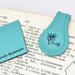 Custom Magnetic Leather Bookmark – Personalized Engraved Front or Double-Sided | Gift for Readers, Journals, or Bible Tabs