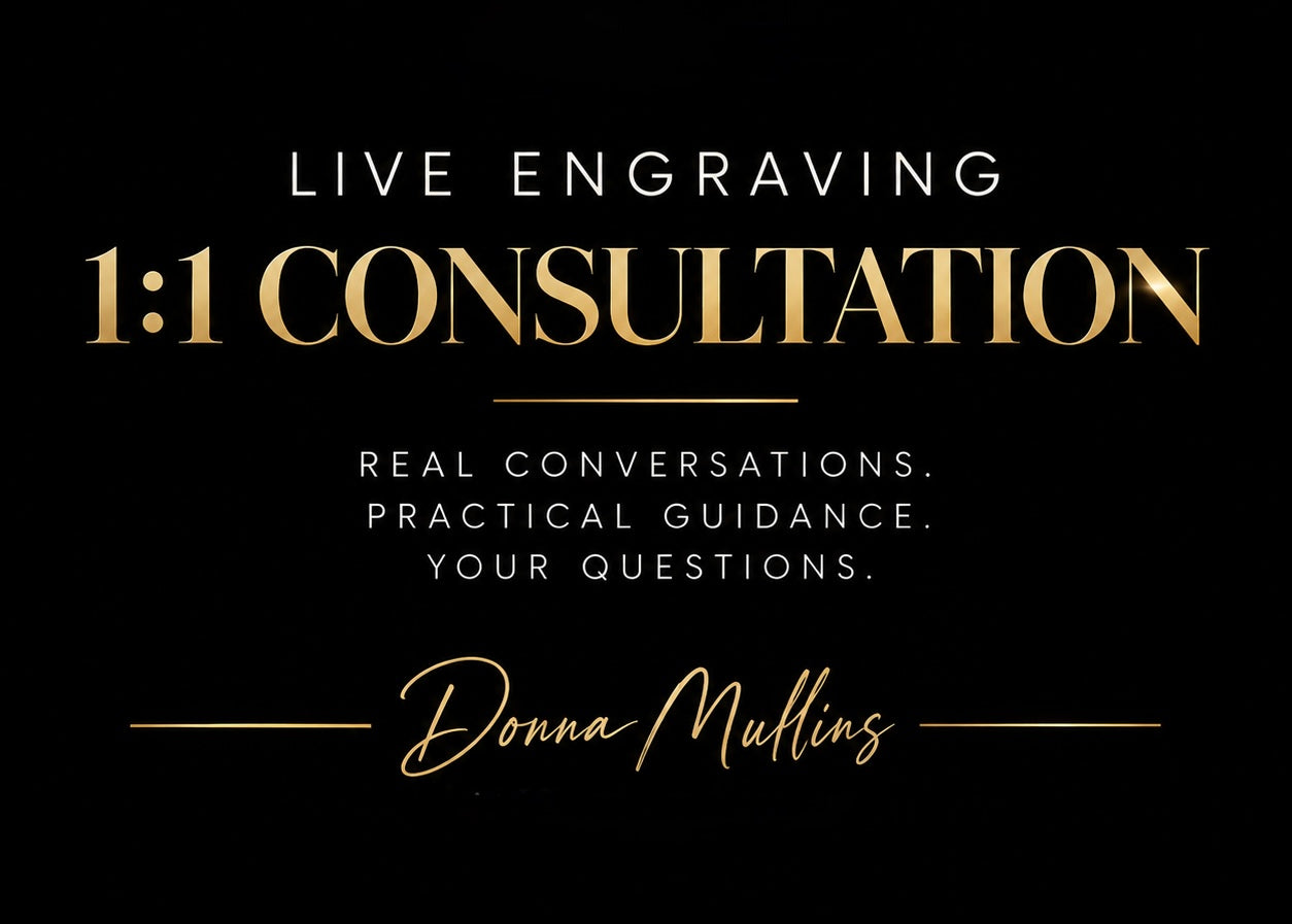 1:1 Live Engraving Consultation