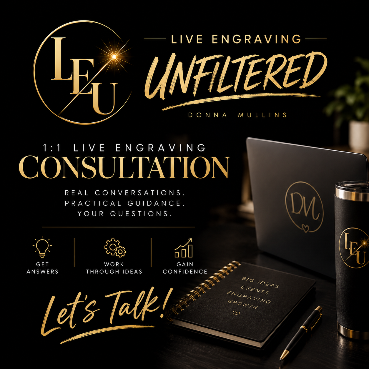1:1 Live Engraving Consultation