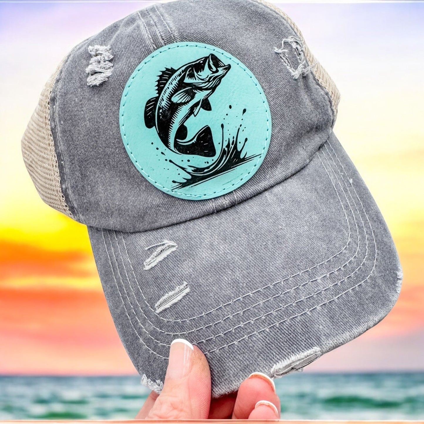 Bass Fishing Hat Baseball Cap - Embellish My Heart