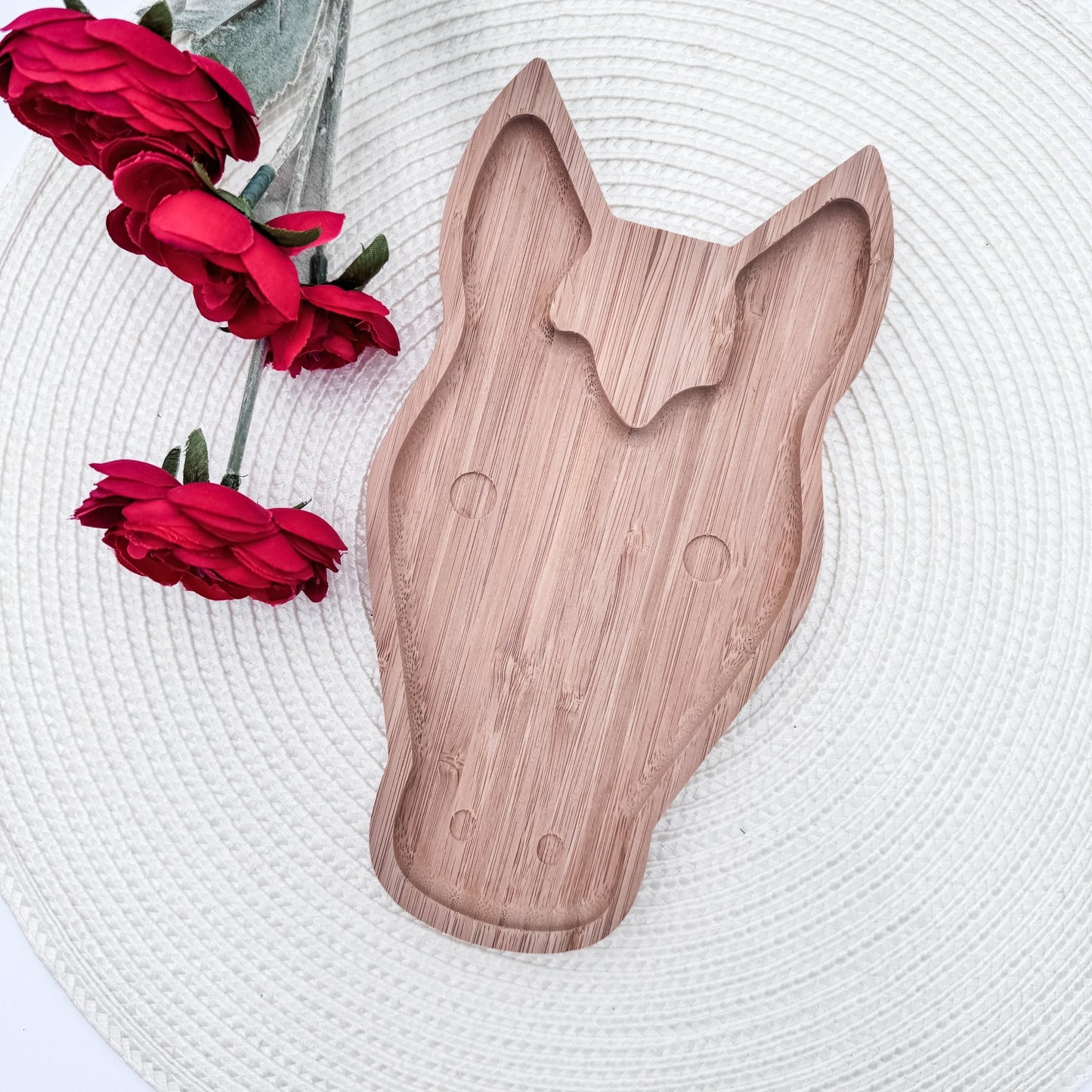 Custom Bamboo Trays – Kentucky Derby Horse Design - Embellish My Heart