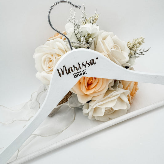 Custom Engraved Bridal Party Hangers - Embellish My Heart