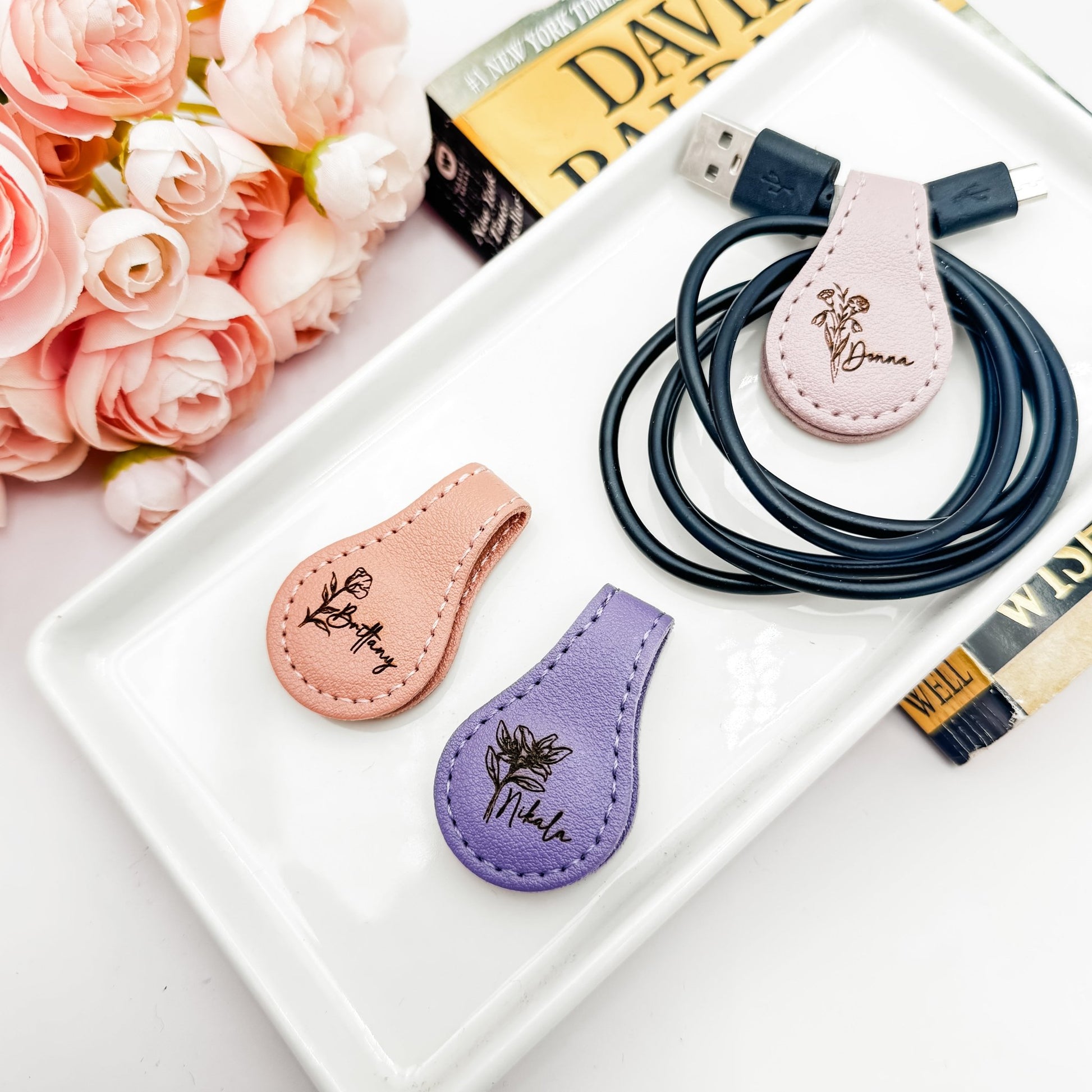 Custom Magnetic Leather Bookmark – Personalized Bookmark | Gift for Readers, Journals, or Bible Tabs - Embellish My Heart