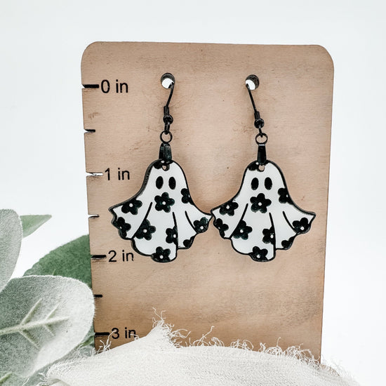 Daisy Ghost Dangle Earrings - Embellish My Heart