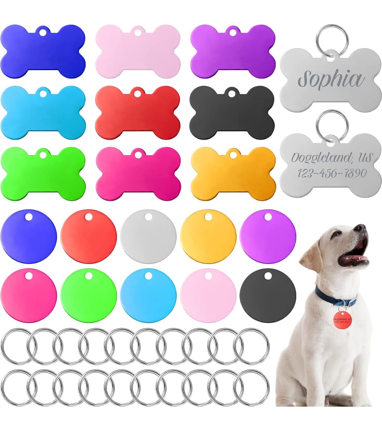 Dog Tag Pet ID - Embellish My Heart