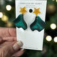 Evergreen Stardust Christmas Holiday Dangle Earrings – Limited Edition - Embellish My Heart