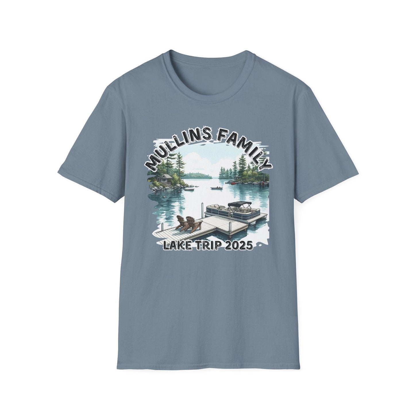 Family Lake Trip Unisex T-Shirt, Personalized Vacation Tee, Relaxed Fit Summer Shirt, Lake Adventure Wear, Gift for Travelers - Embellish My Heart