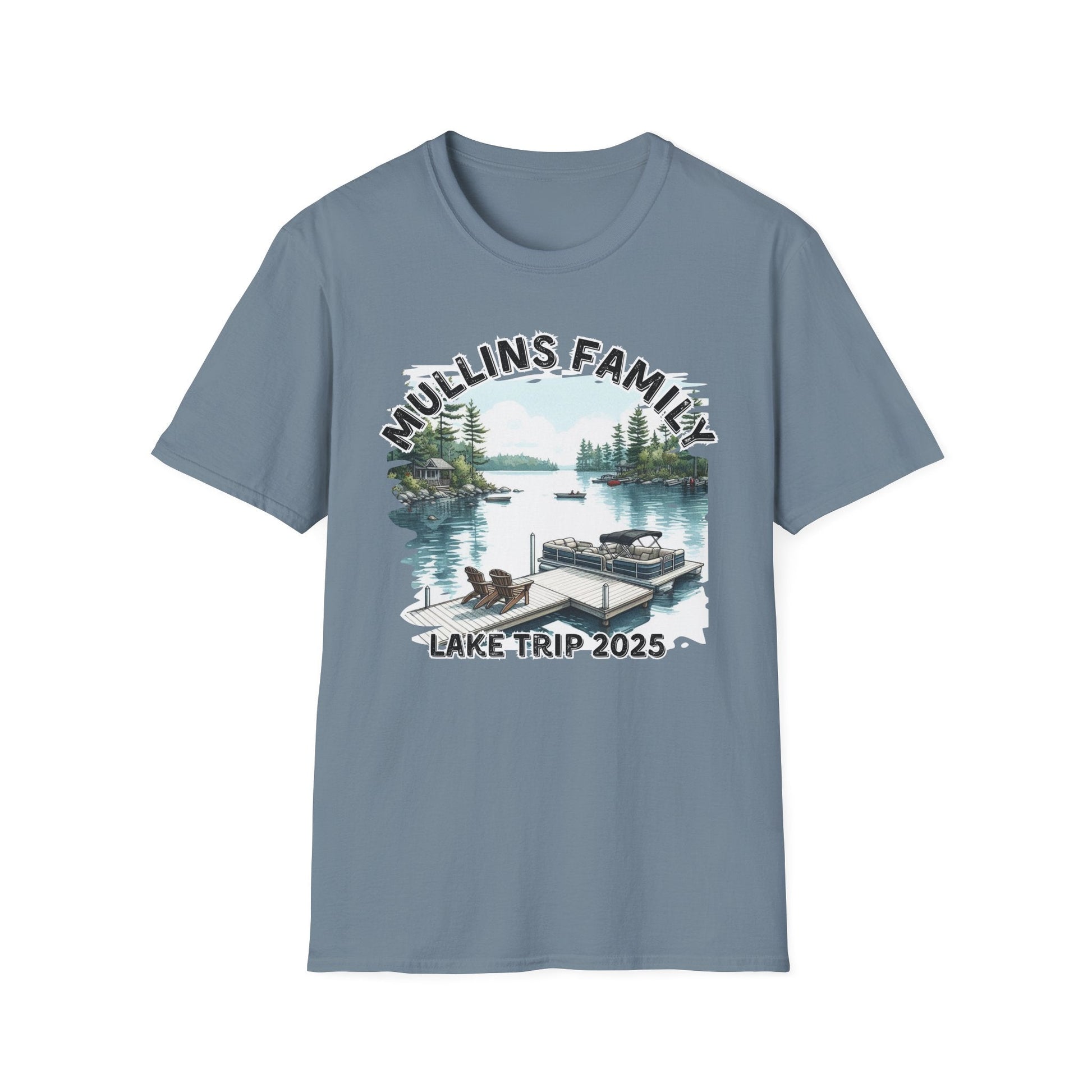 Family Lake Trip Unisex T-Shirt, Personalized Vacation Tee, Relaxed Fit Summer Shirt, Lake Adventure Wear, Gift for Travelers - Embellish My Heart