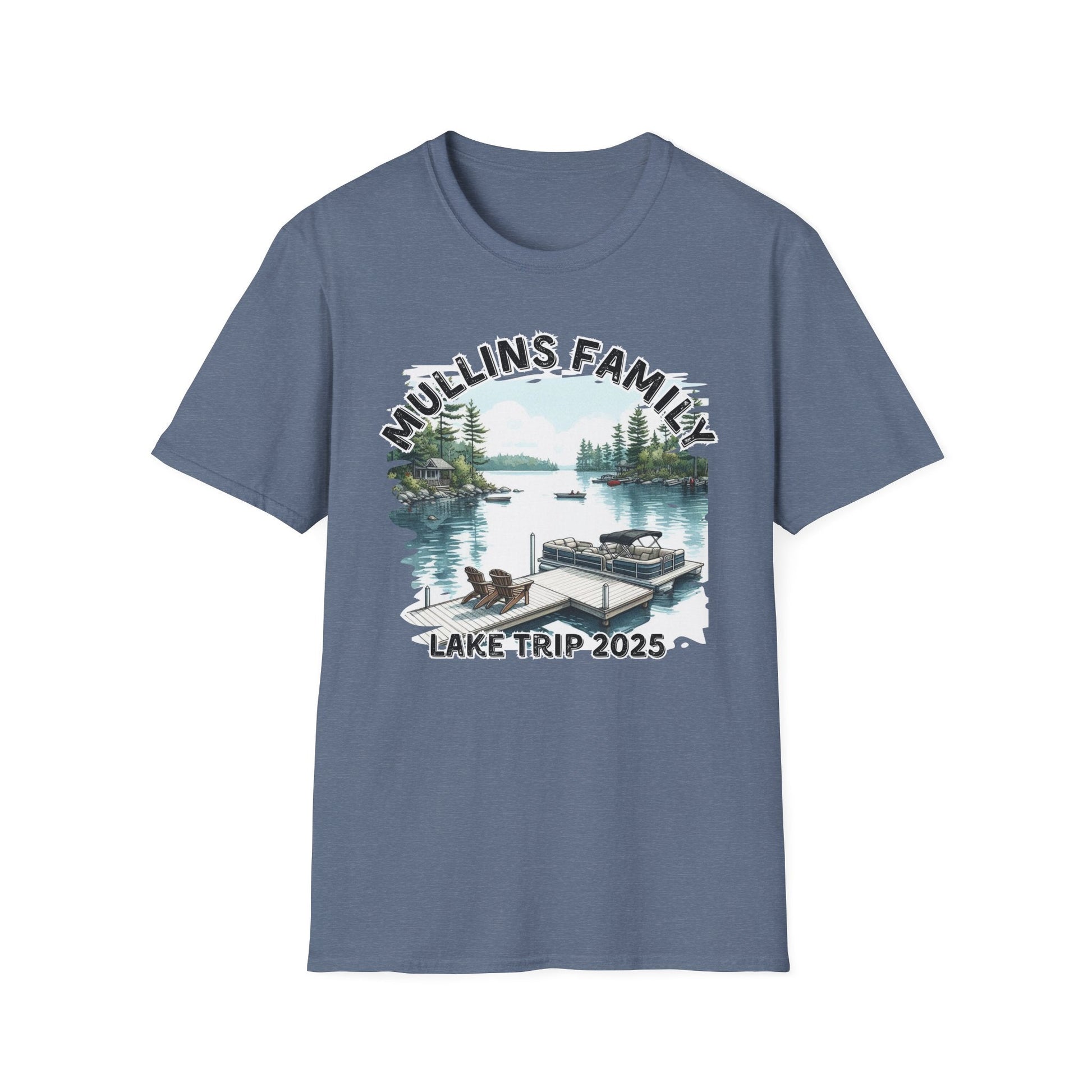 Family Lake Trip Unisex T-Shirt, Personalized Vacation Tee, Relaxed Fit Summer Shirt, Lake Adventure Wear, Gift for Travelers - Embellish My Heart