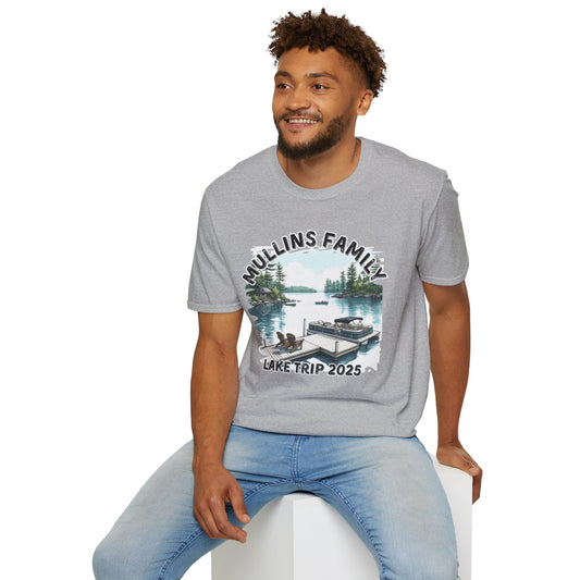 Family Lake Trip Unisex T-Shirt, Personalized Vacation Tee, Relaxed Fit Summer Shirt, Lake Adventure Wear, Gift for Travelers - Embellish My Heart