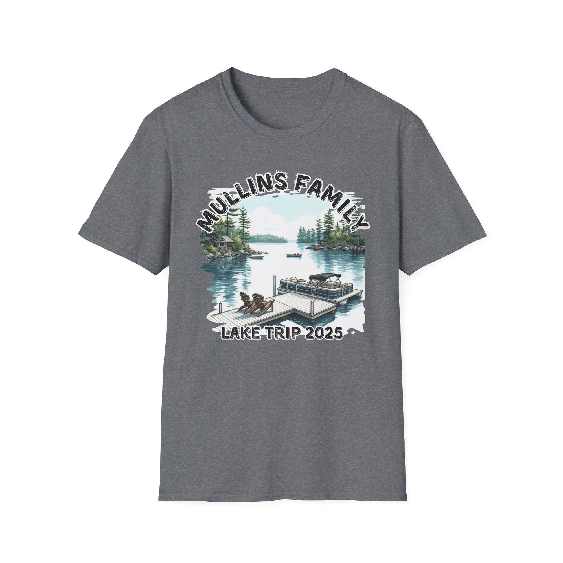 Family Lake Trip Unisex T-Shirt, Personalized Vacation Tee, Relaxed Fit Summer Shirt, Lake Adventure Wear, Gift for Travelers - Embellish My Heart