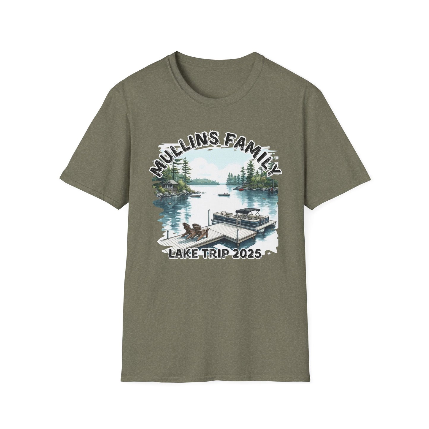 Family Lake Trip Unisex T-Shirt, Personalized Vacation Tee, Relaxed Fit Summer Shirt, Lake Adventure Wear, Gift for Travelers - Embellish My Heart