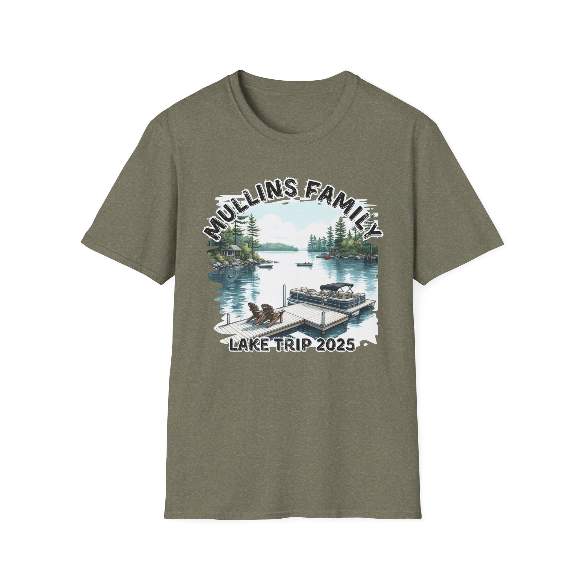 Family Lake Trip Unisex T-Shirt, Personalized Vacation Tee, Relaxed Fit Summer Shirt, Lake Adventure Wear, Gift for Travelers - Embellish My Heart
