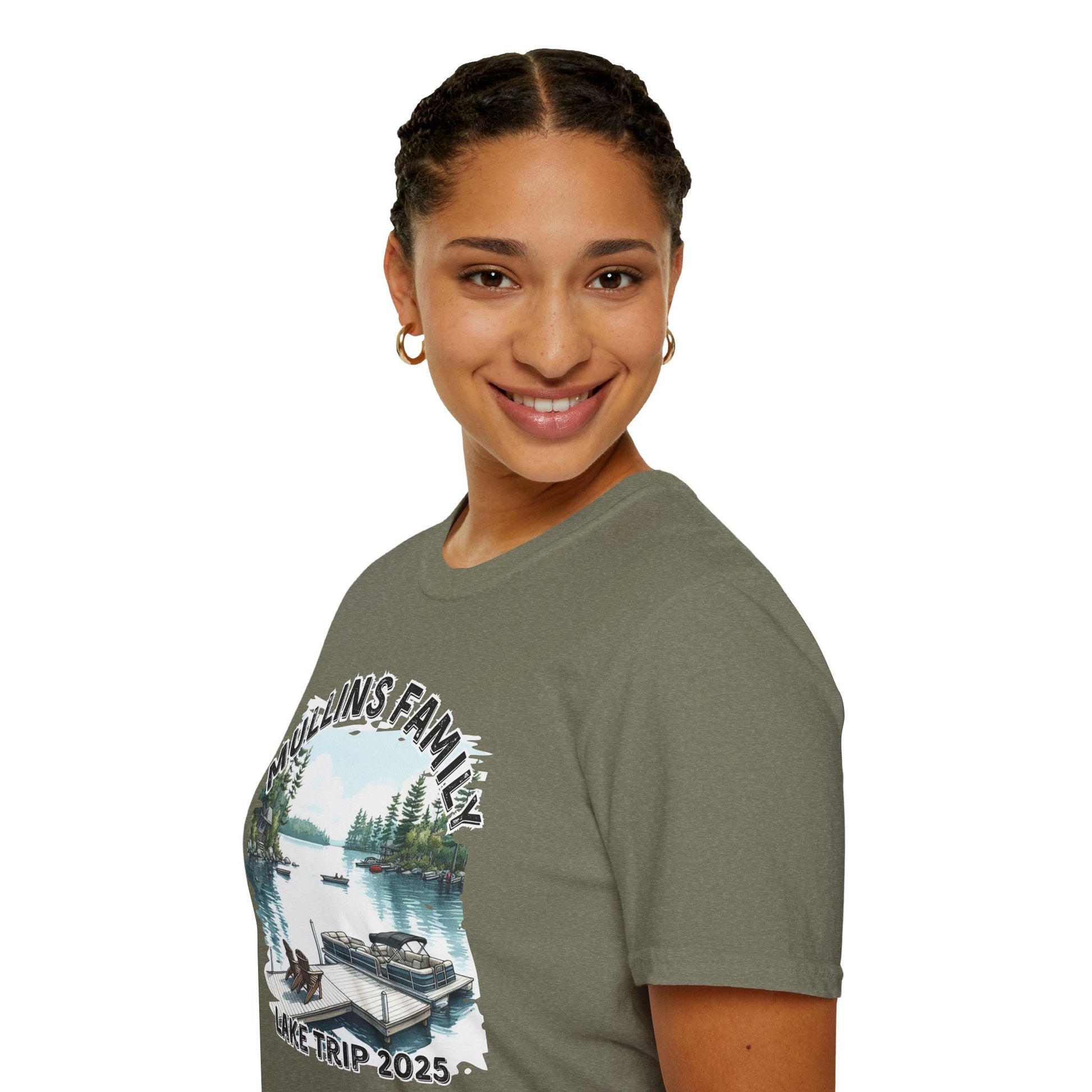 Family Lake Trip Unisex T-Shirt, Personalized Vacation Tee, Relaxed Fit Summer Shirt, Lake Adventure Wear, Gift for Travelers - Embellish My Heart