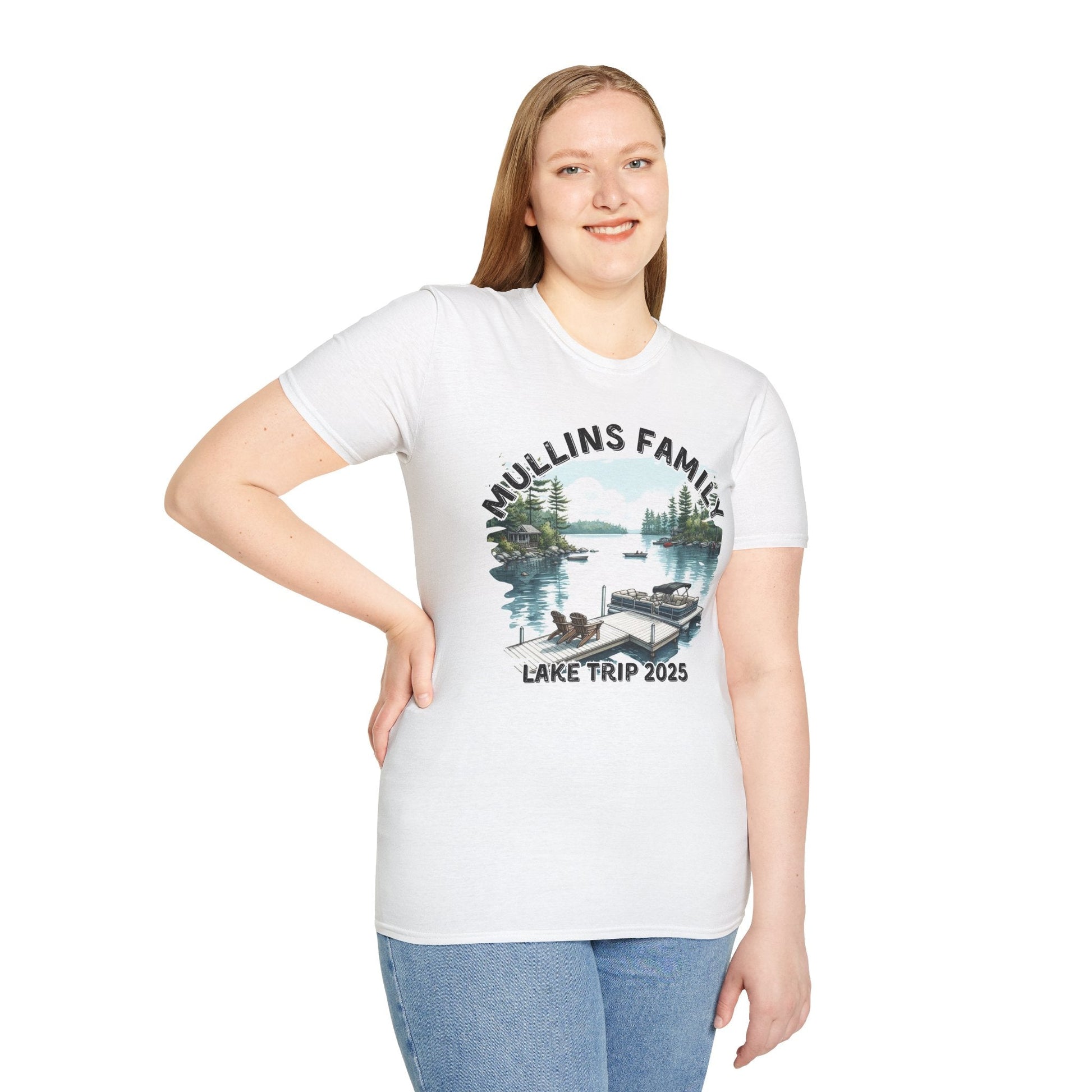 Family Lake Trip Unisex T-Shirt, Personalized Vacation Tee, Relaxed Fit Summer Shirt, Lake Adventure Wear, Gift for Travelers - Embellish My Heart
