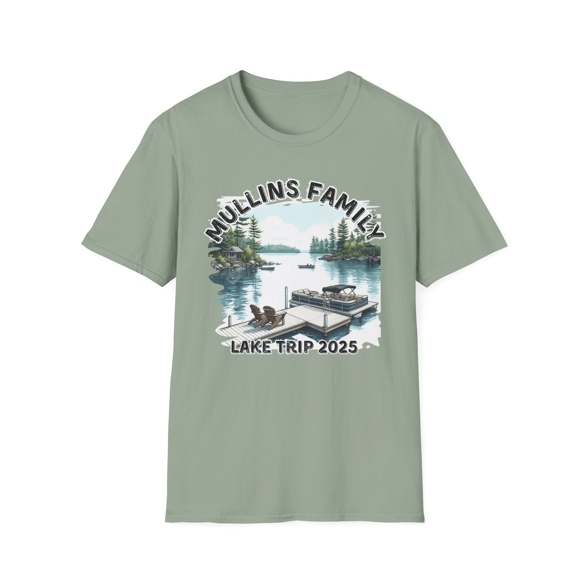 Family Lake Trip Unisex T-Shirt, Personalized Vacation Tee, Relaxed Fit Summer Shirt, Lake Adventure Wear, Gift for Travelers - Embellish My Heart