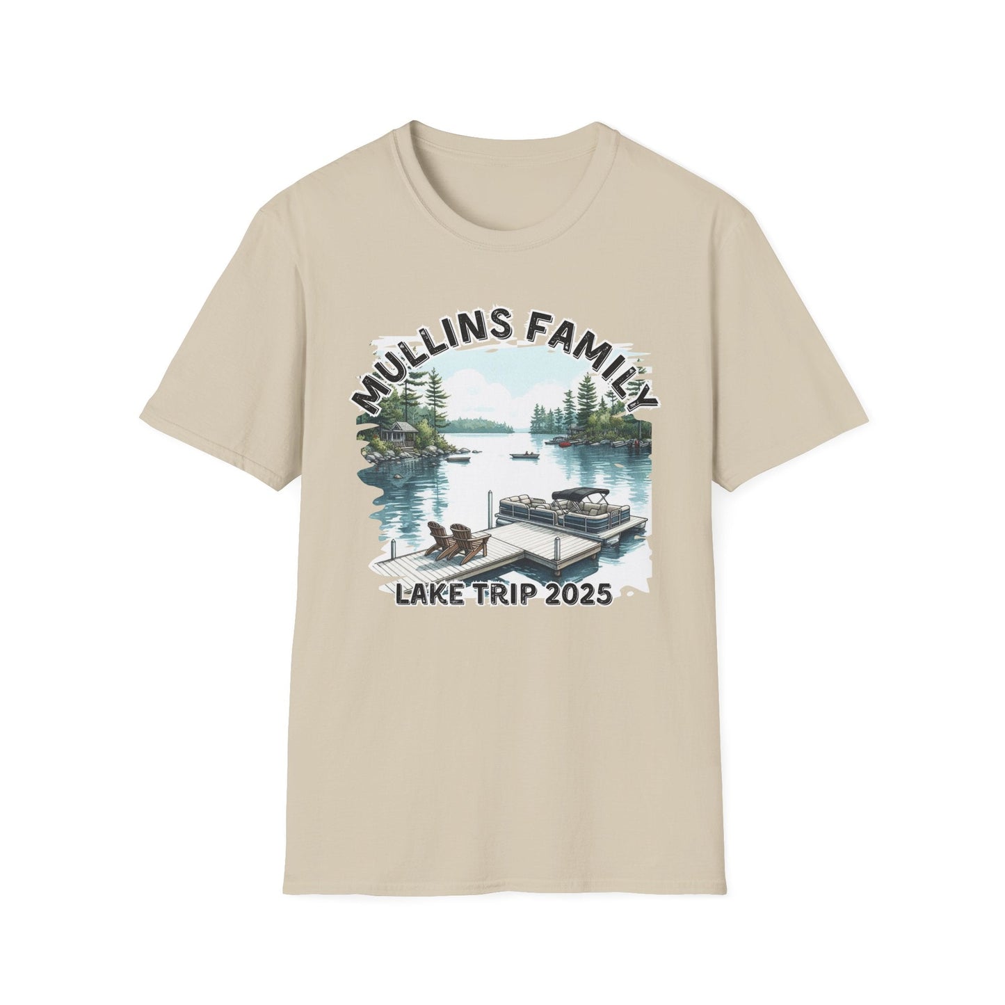 Family Lake Trip Unisex T-Shirt, Personalized Vacation Tee, Relaxed Fit Summer Shirt, Lake Adventure Wear, Gift for Travelers - Embellish My Heart