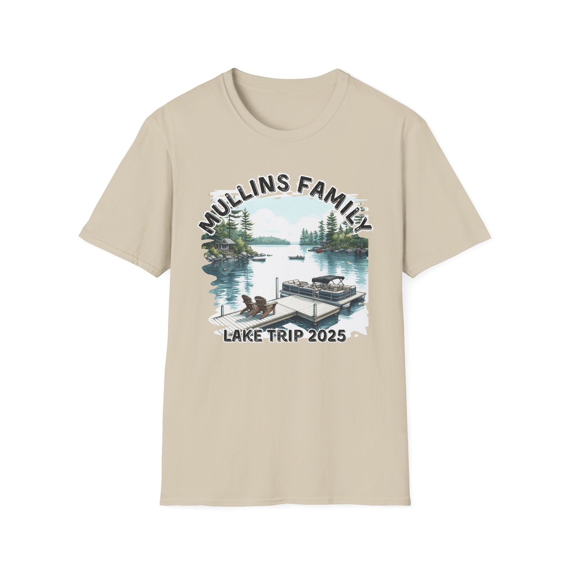 Family Lake Trip Unisex T-Shirt, Personalized Vacation Tee, Relaxed Fit Summer Shirt, Lake Adventure Wear, Gift for Travelers - Embellish My Heart