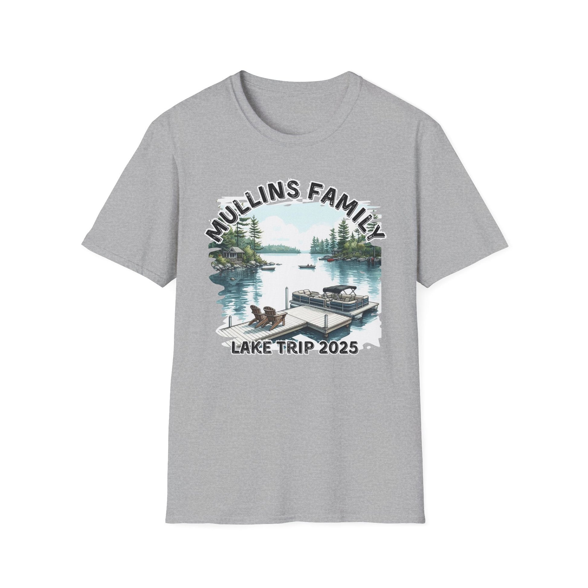 Family Lake Trip Unisex T-Shirt, Personalized Vacation Tee, Relaxed Fit Summer Shirt, Lake Adventure Wear, Gift for Travelers - Embellish My Heart