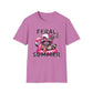 Feral Girl Summer T-Shirt | Cute Flamingo tshirt, Pink Flamingo tshirt, Feral Raccoon, Feral Mom, Summer Vibes - Embellish My Heart