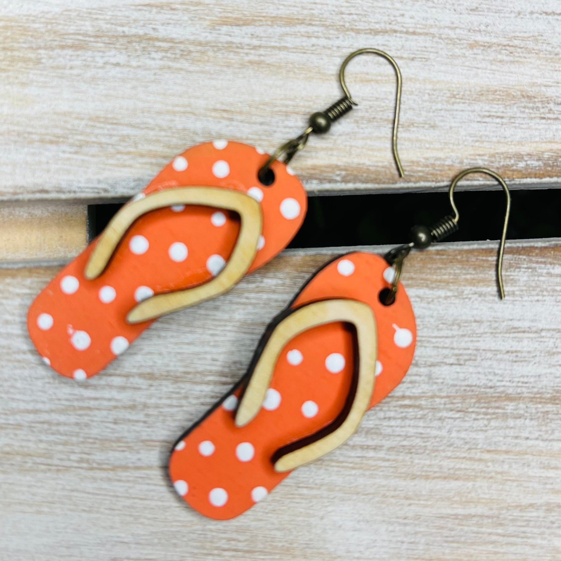 Flip Flop Earrings - Embellish My Heart