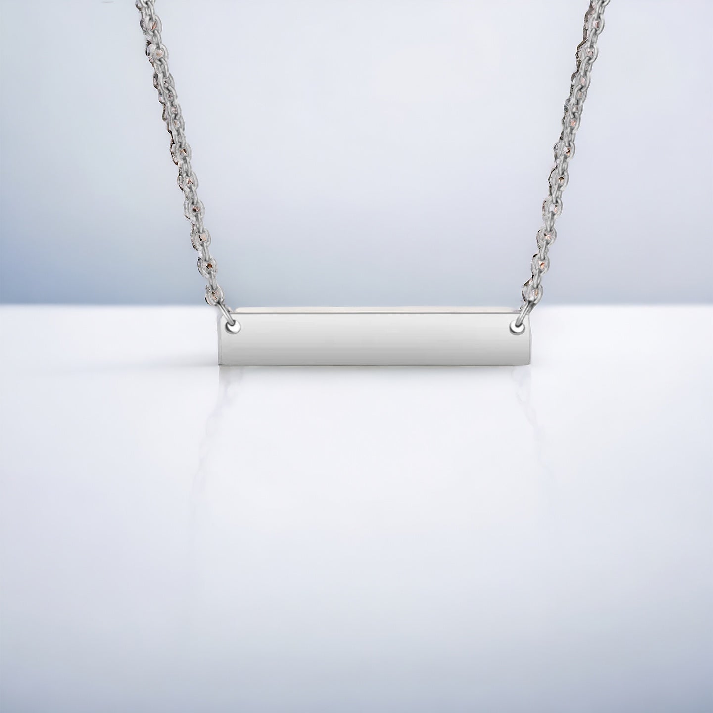 Horizontal Bar Stainless Steel Necklace - Embellish My Heart