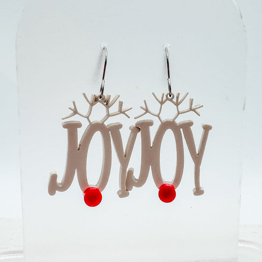 Joy Reindeer Antler Dangle Earrings - Embellish My Heart