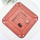 Left Right Drink – Engraved Leather Dice Game with Snap - Up Valet Tray - Embellish My Heart