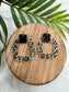 Leopard Squared Dangle Earrings - Embellish My Heart