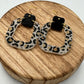 Leopard Squared Dangle Earrings - Embellish My Heart