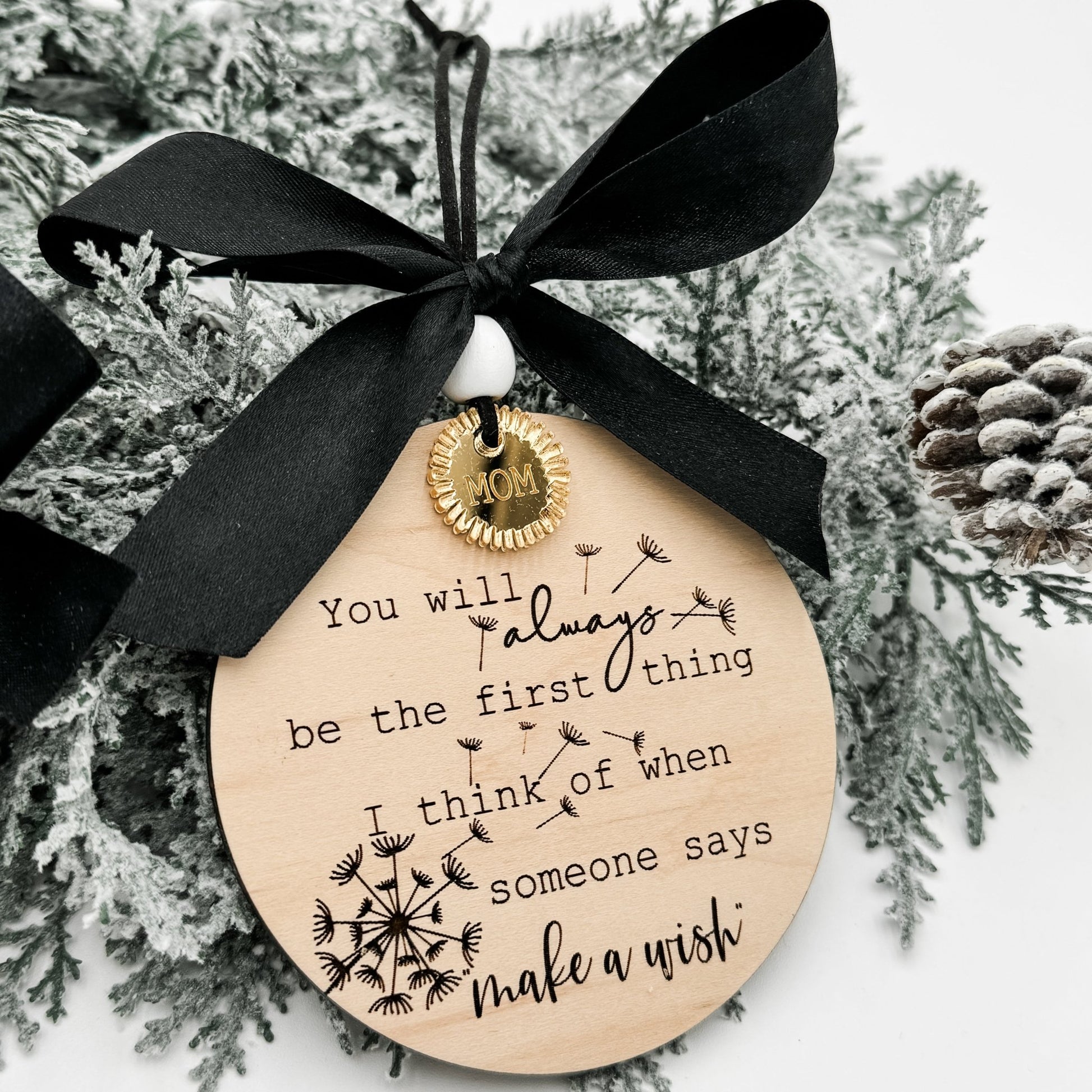 “Make A Wish” Christmas Ornament, Memorial Ornament Gift - Embellish My Heart